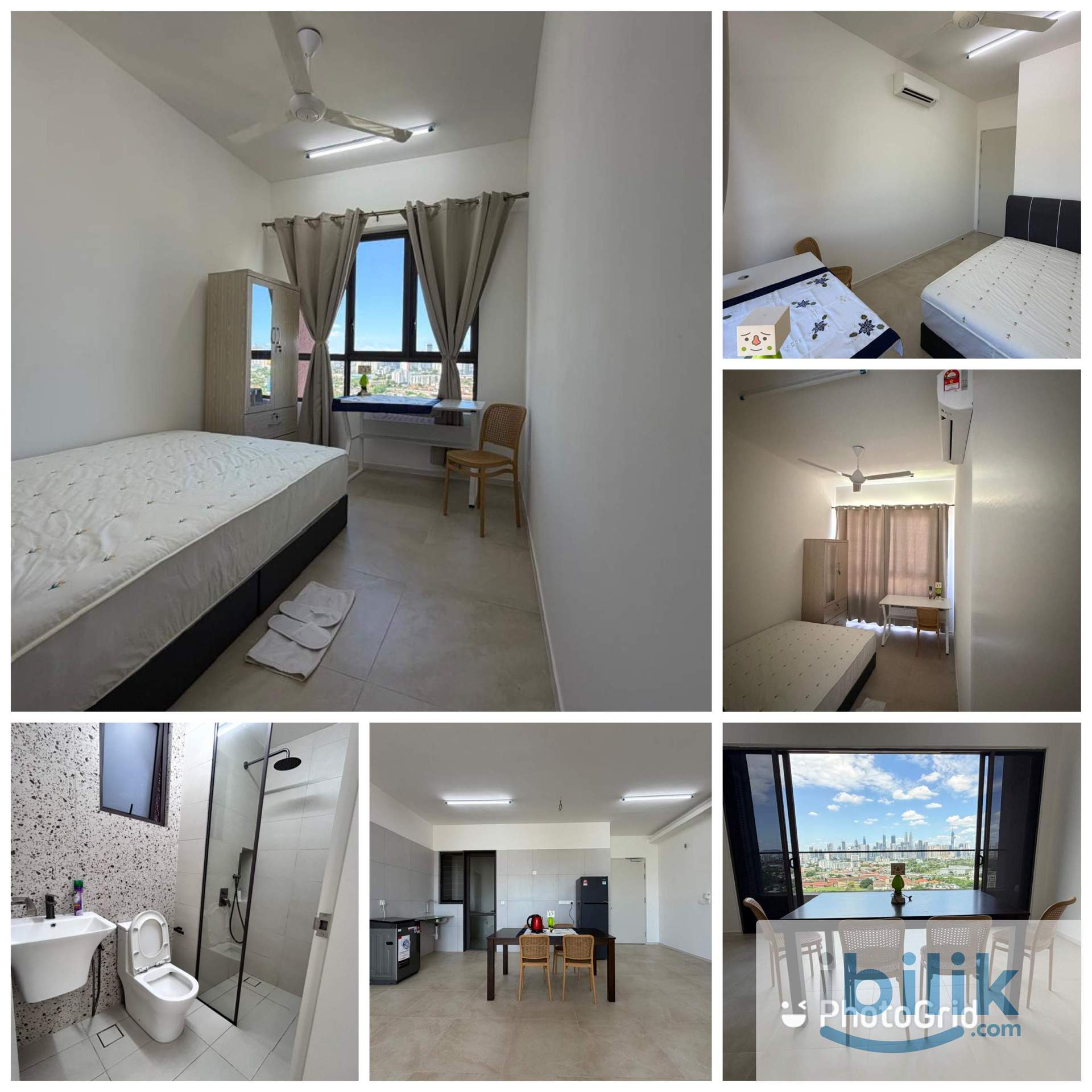 Fully Furnish MIDDLE room with AIRCOND for RENT at CURVO Residence Condo Setapak - Image 1