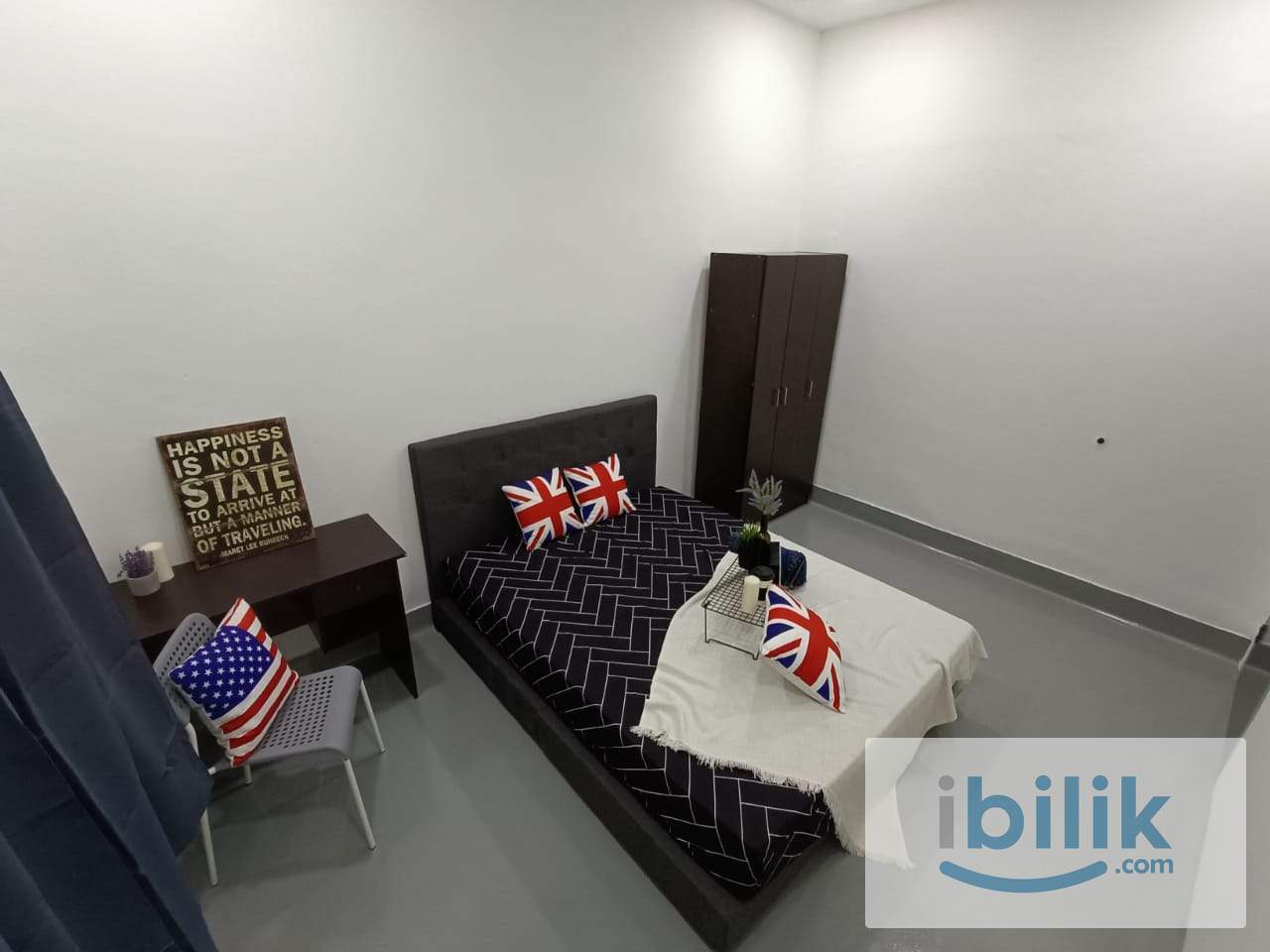 𝗠𝗮𝗹𝘂𝗿𝗶 Cheras ,𝗦𝗶𝗻𝗴𝗹𝗲 𝗦𝘁𝗼𝗿𝗲𝘆 𝗟𝗮𝗻𝗱𝗲𝗱 Queen bedroom fully furnished for rent, LRT/MRT, Velocity - Image 1