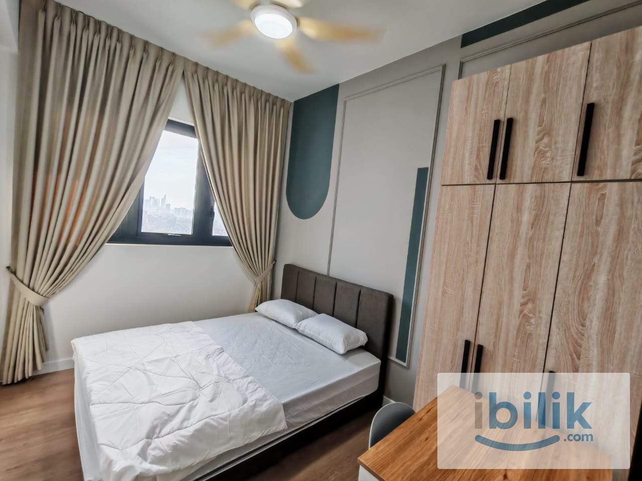 Queen Bed Room Skyline For Rent LRT Pudu Walking RM 1100 only with Free wifi - Image 1
