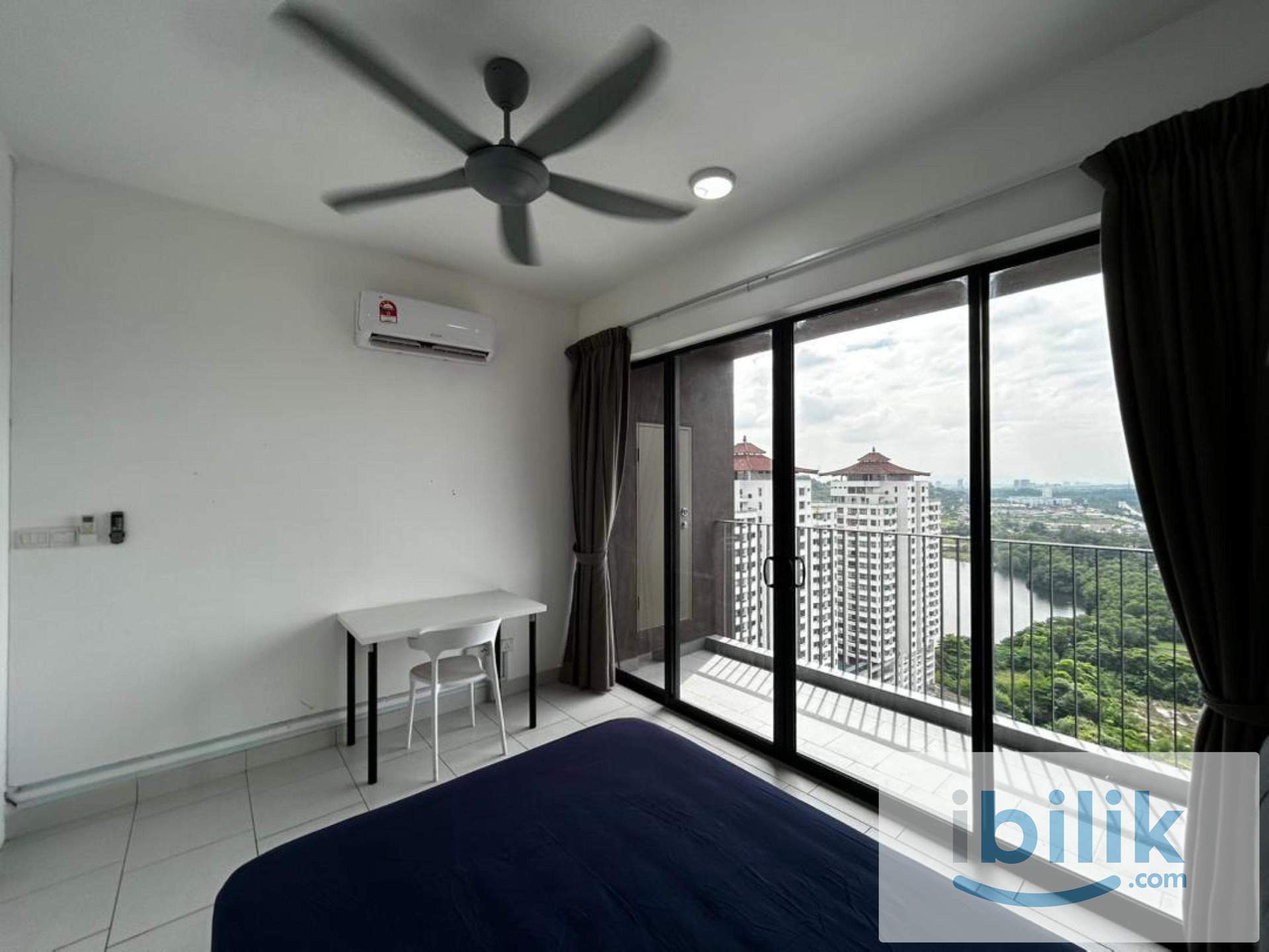 Fully Furnished Balcony Middle Room for Rent at Astetica Residences - Image 1