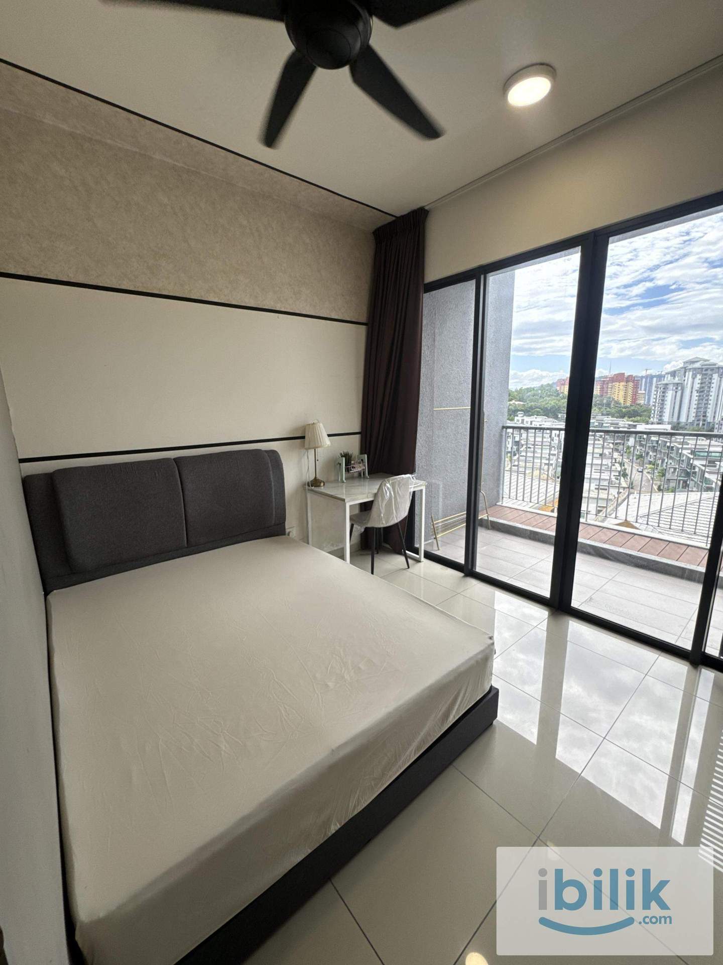 Fully Furnished Balcony Room for Rent at Nidoz Residences, Desa Petaling - Image 1