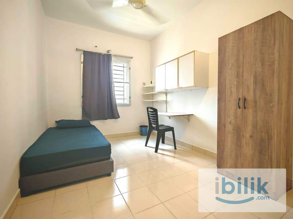Female Room Bedroom at Kinrara Mas Condo, Puchong, Bukit Jalil, LRT, KL, Fully Furnished - Image 2