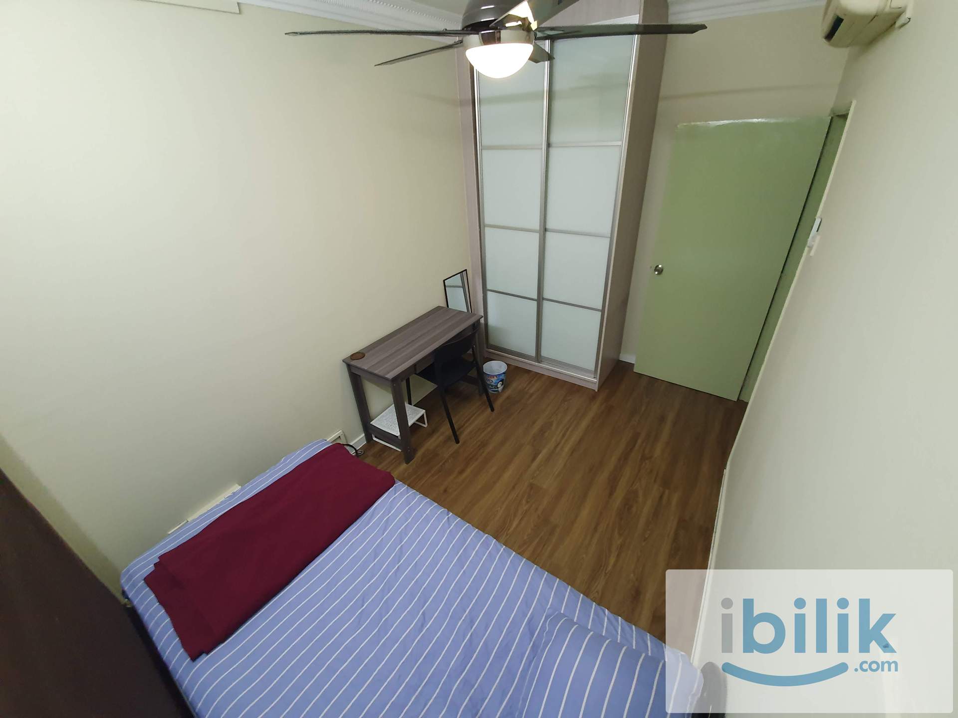 Single room (Fully furnished + renovated) for rent @ Endah Ria Condominium - Image 4