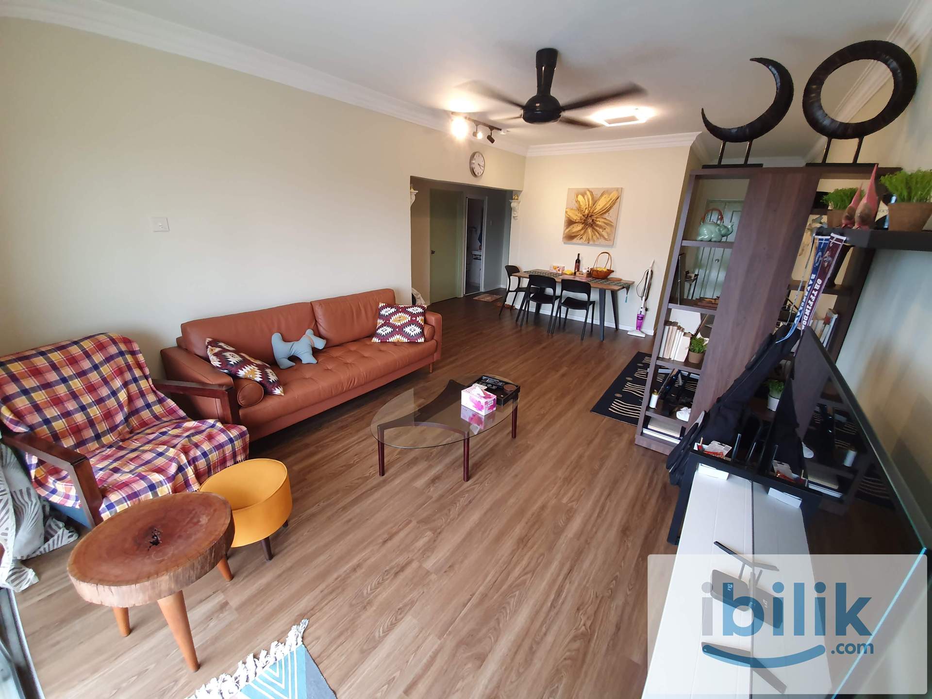 Single room (Fully furnished + renovated) for rent @ Endah Ria Condominium - Image 1