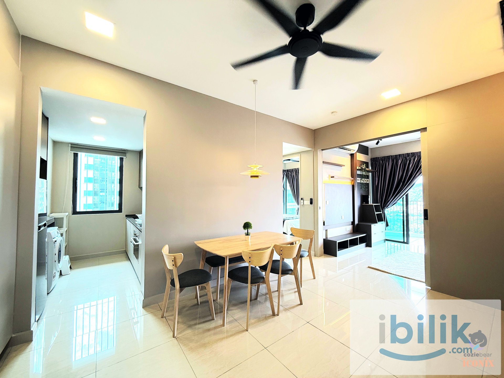 Fully Furnished Direct Access to LRT Jelatek Whole Unit Datum Jelatek Residences - Image 1