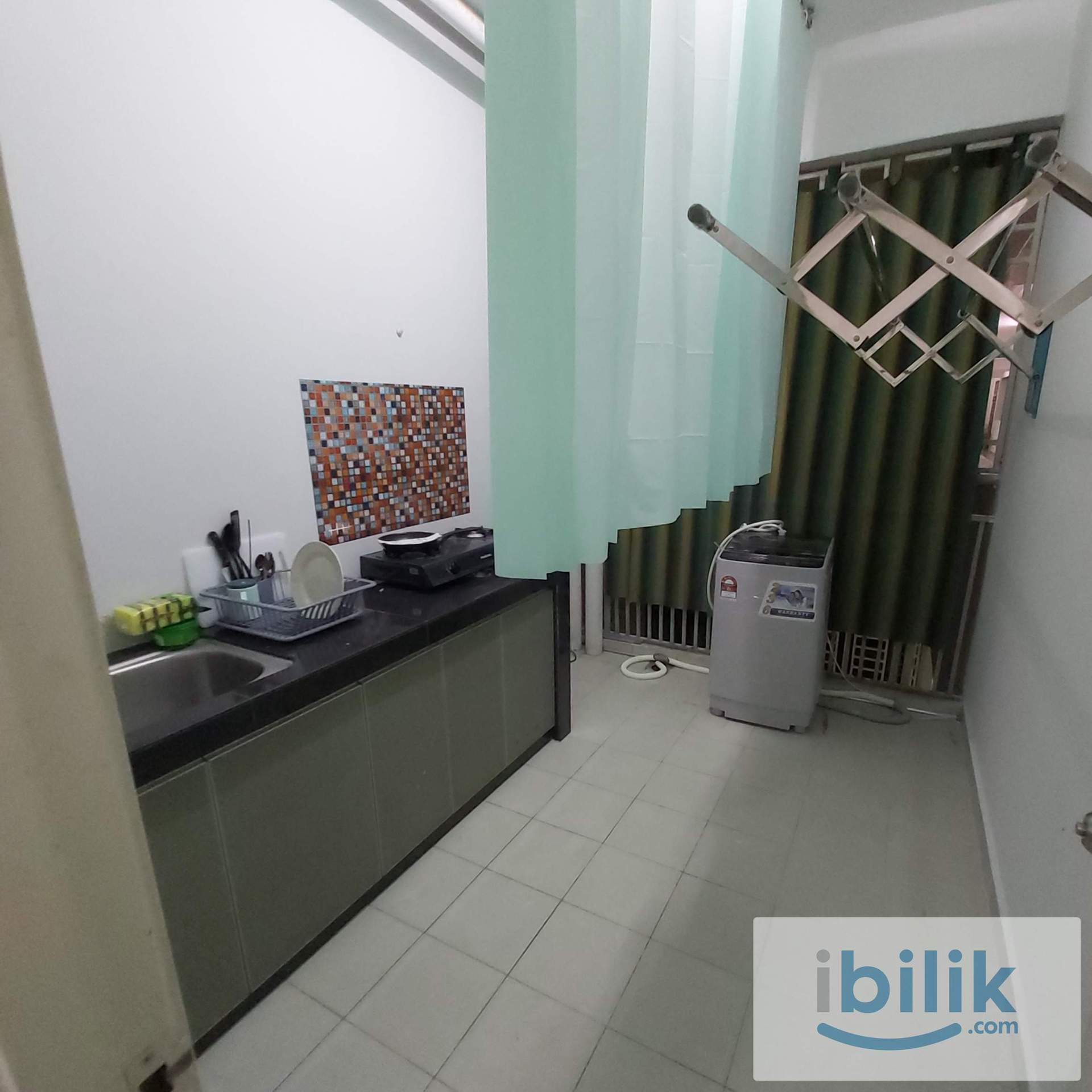 LAST 2 BILIK NON-SHARING UNTUK DISEWA – KRISTAL VIEW, SEKSYEN 7 SHAH ALAM. (FULLY FURNISHED & INCL BILL,WIFI) - Image 4