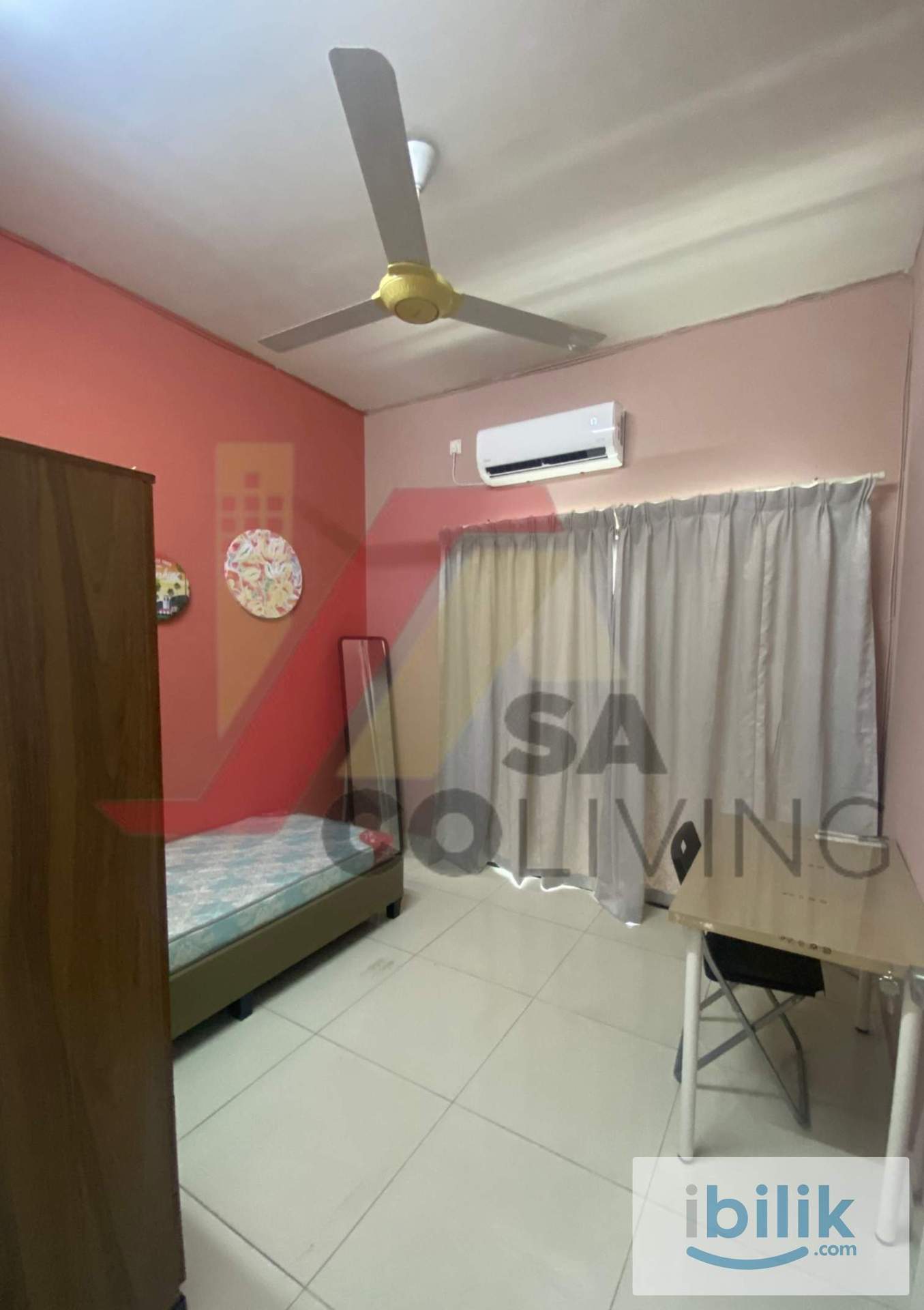 BILIK TERHAD! Bilik Perempuan Kristal View Seksyen 7 | Dari RM450 ALL IN | Jan–Mac 2026  - Image 1
