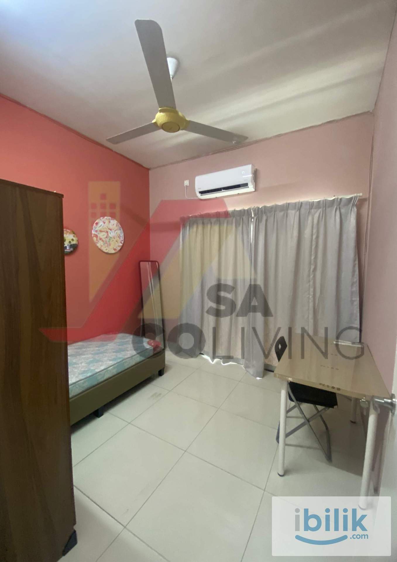master bedroom incl wifi & bil fully furnished kristal view seksyen 7 shah alam - Image 1