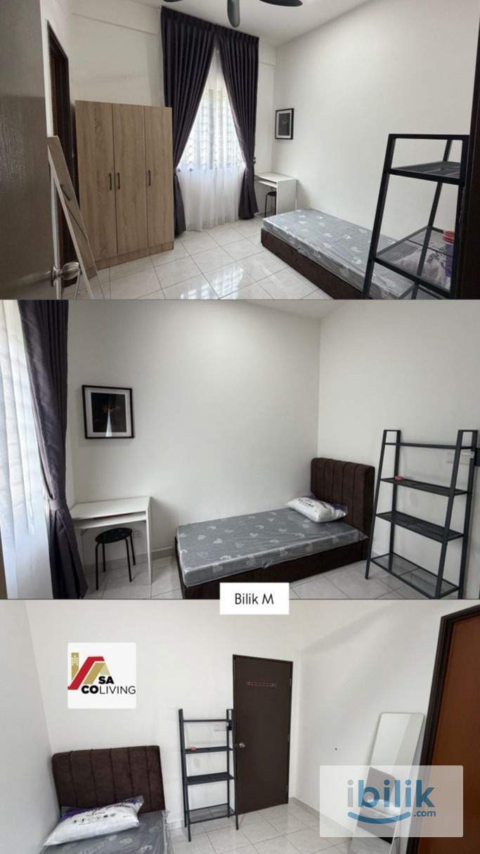 Bilik Perempuan Muslimah | Fully Furnished | Incl WiFi & Bil | Iris Hillpark Puncak Alam - Image 2