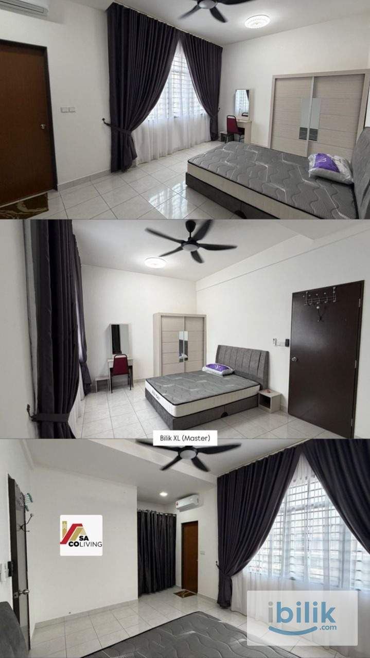Bilik Perempuan Muslimah | Fully Furnished | Incl WiFi & Bil | Iris Hillpark Puncak Alam - Image 1