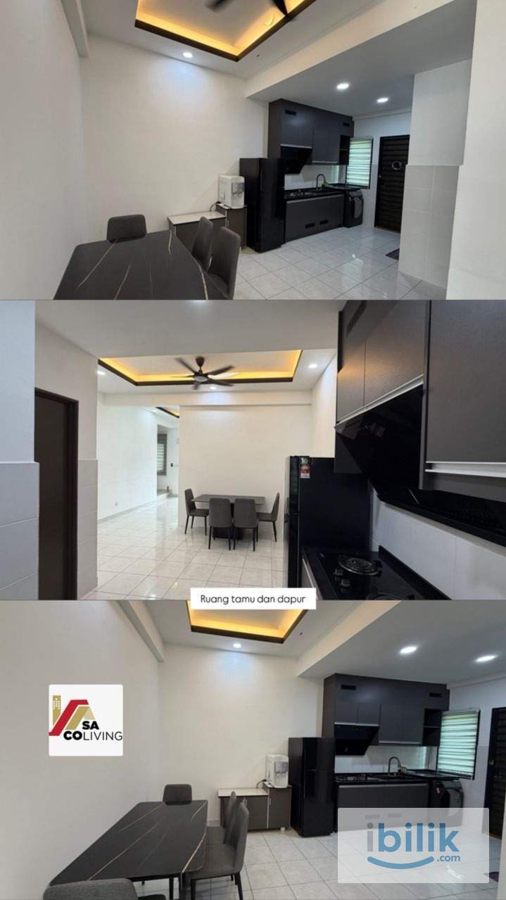 Bilik Perempuan Muslimah | Fully Furnished | Incl WiFi & Bil | Iris Hillpark Puncak Alam - Image 4