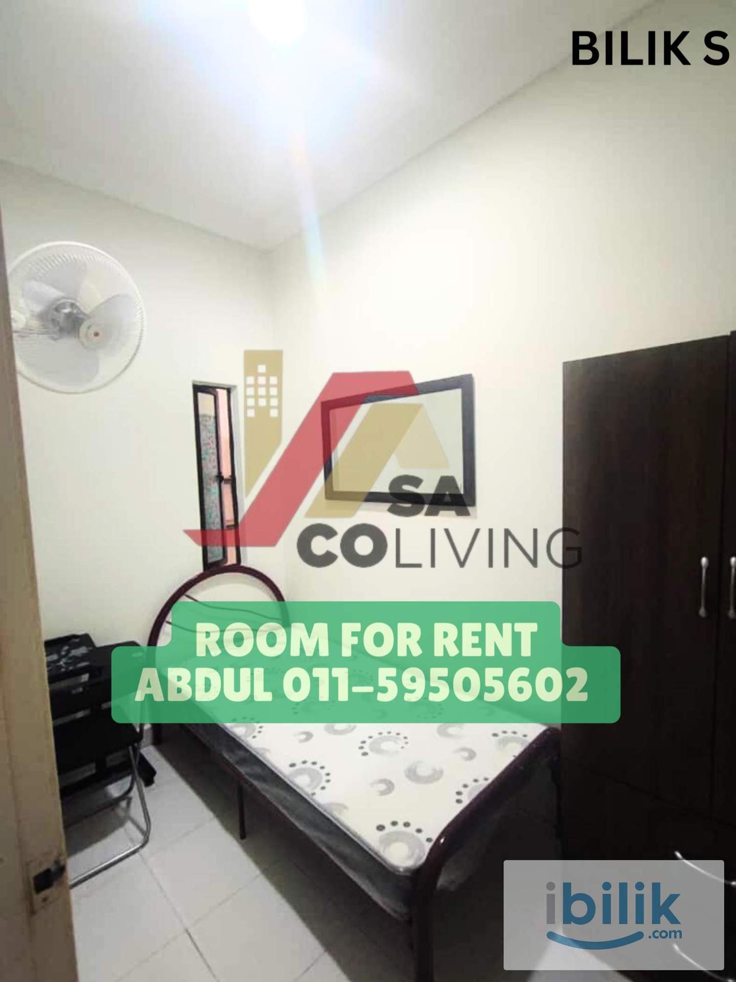 BILIK SEWA FULLY FURNISHED – KRISTAL VIEW CONDO SEKSYEN 7 SHAH ALAM  - Image 1