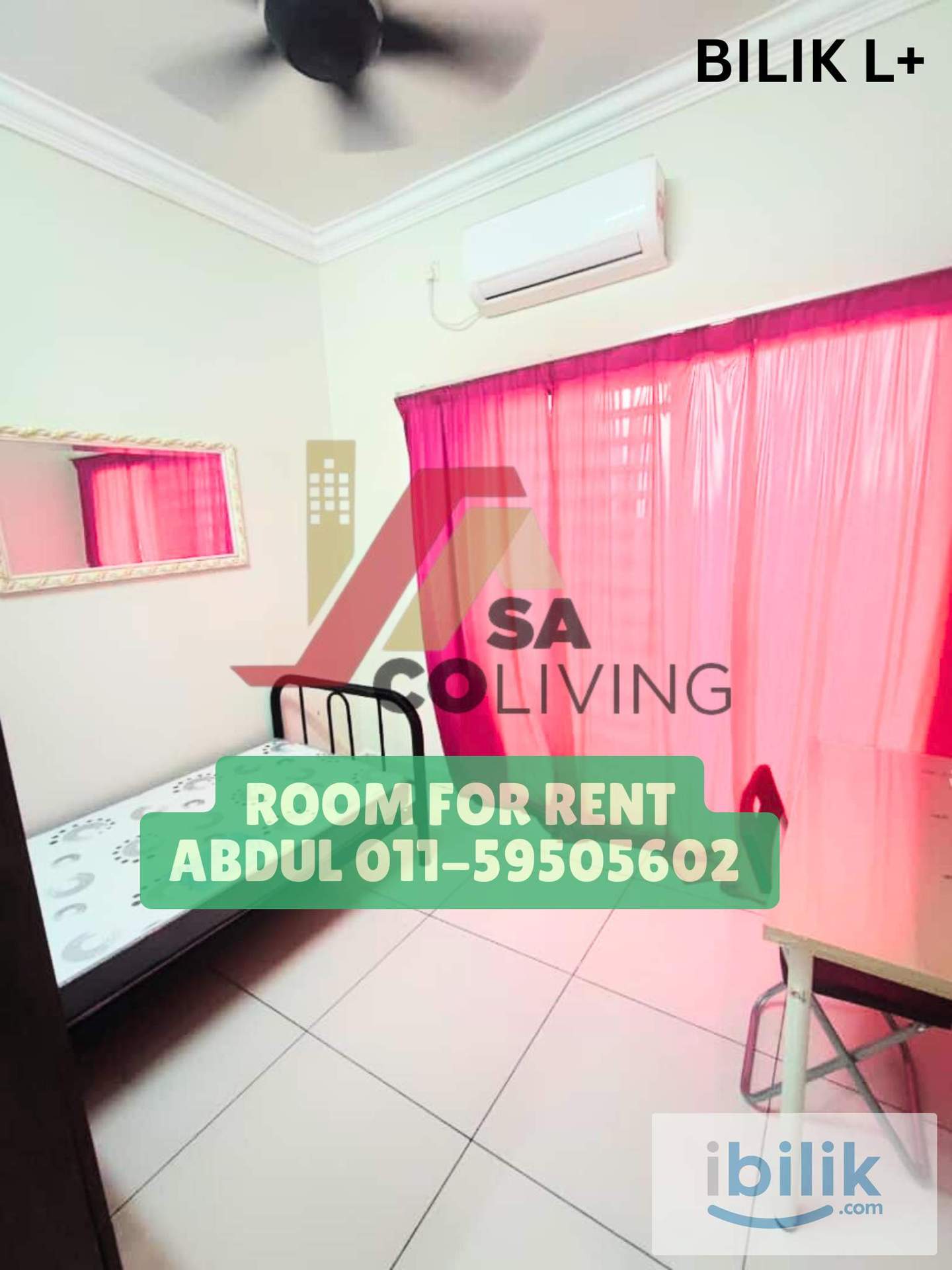 Bilik Sewa fully furnished murah Seksyen 7 shah alam - Image 1