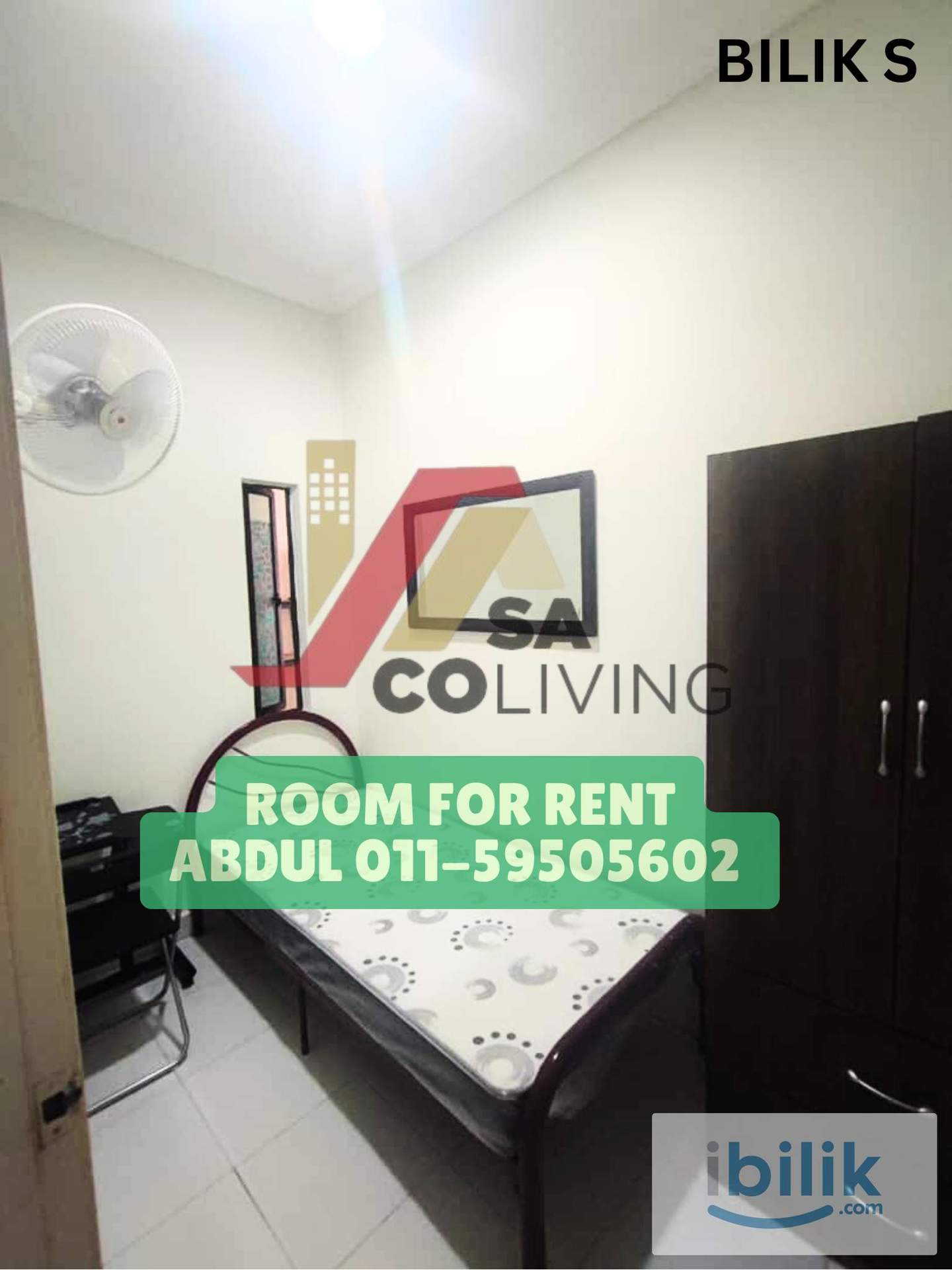 Bilik Sewa fully furnished murah Seksyen 7 shah alam - Image 5