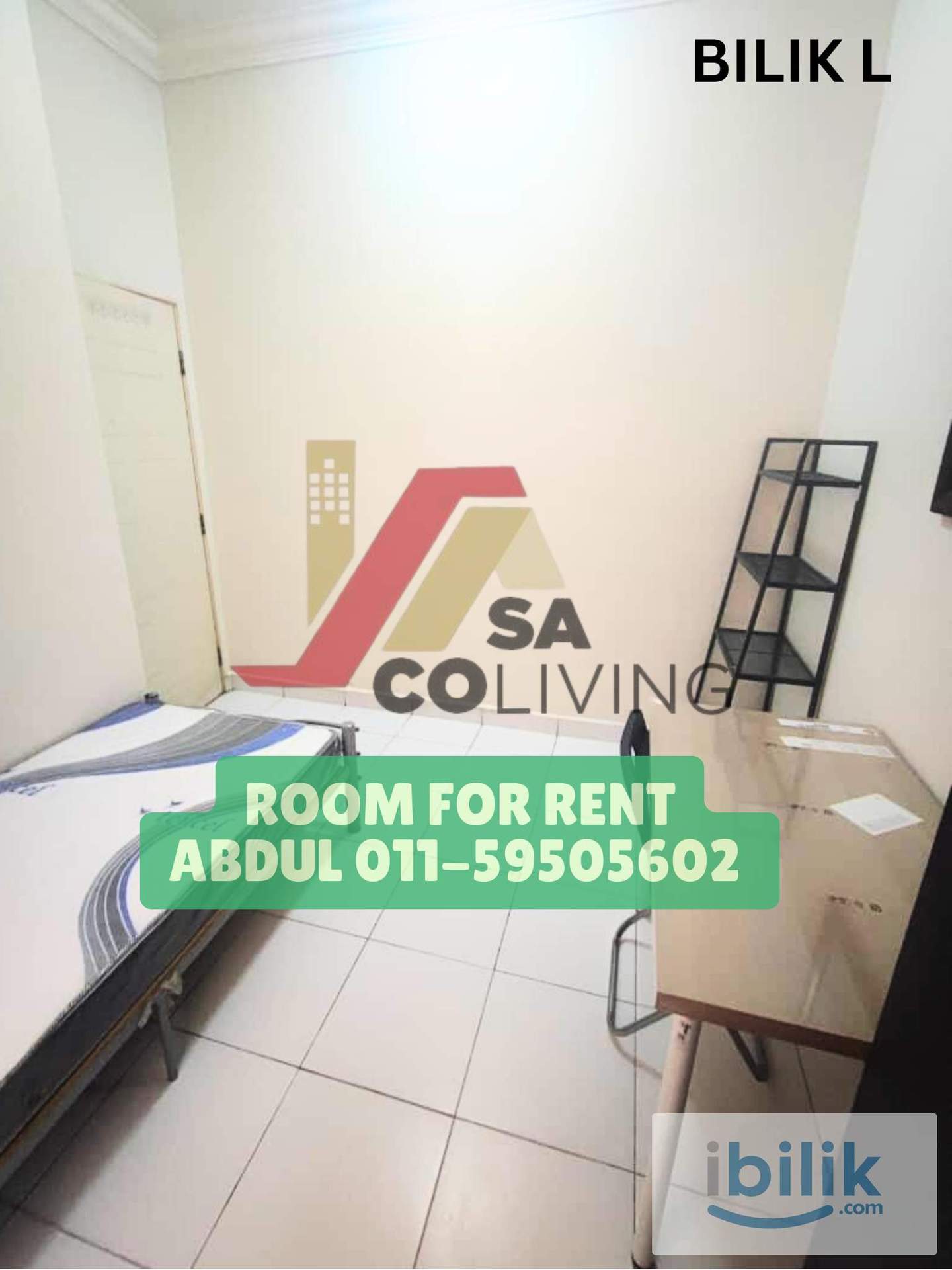Bilik Sewa fully furnished murah Seksyen 7 shah alam - Image 9