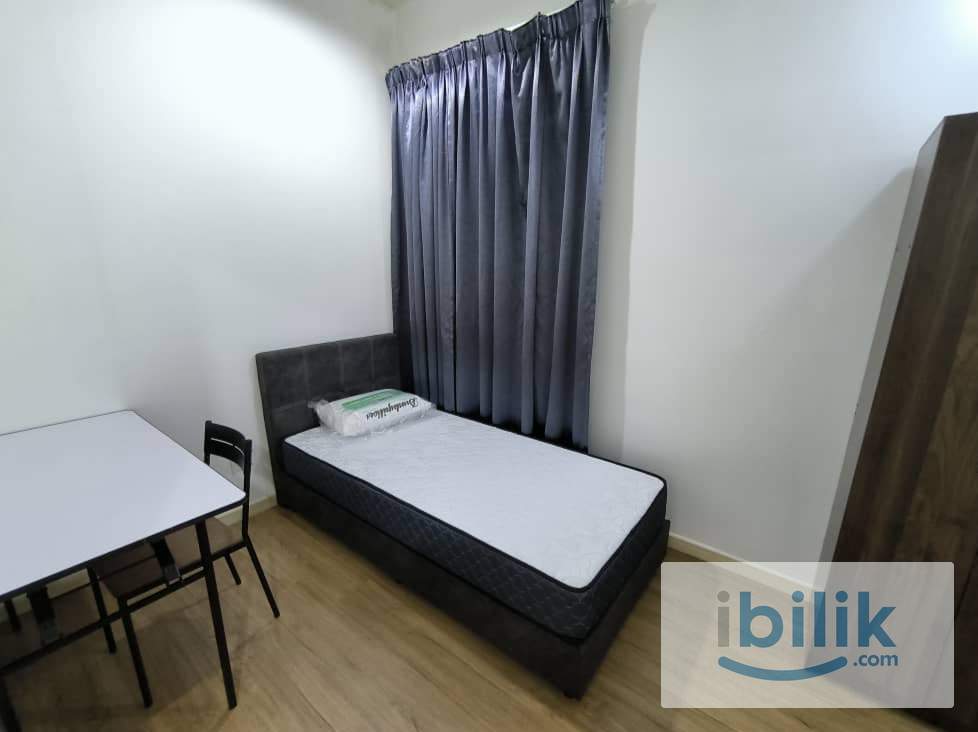 New Fully Furnished Single Room at Casa Green Bukit Jalil, Covered walk-way to LRT - Image 1