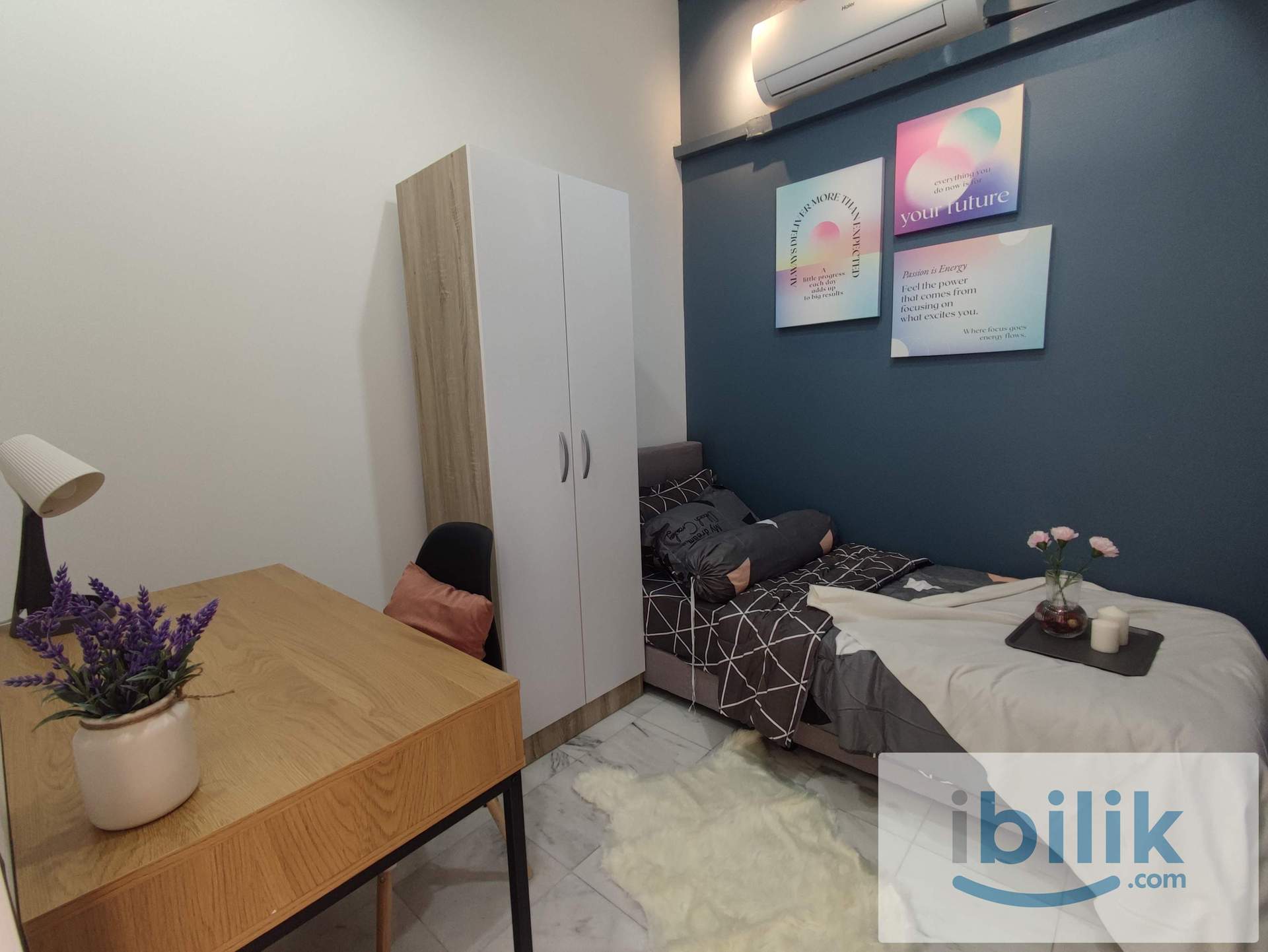🔥1min walk to LRT/KTM🔥 Fully Furnished Single Room at Villa Putera/ Putra Condo, Chow Kit [Malaysians Only] - Image 1