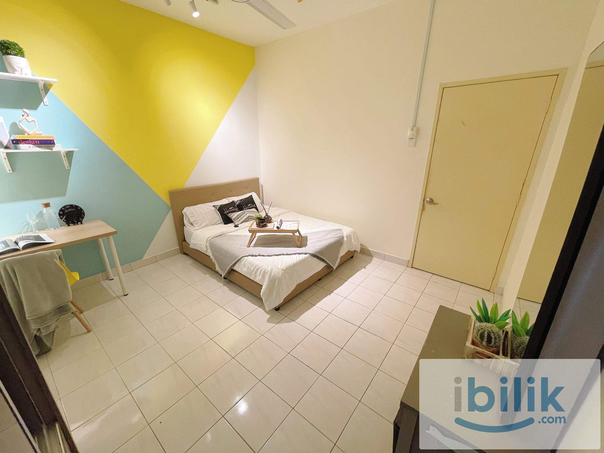 🔥PREMIUM QUEEN ROOM🔥WORK FROM HOME FRIENDLY! 5MINS WALK TO LRT WANGSA MAJU 🤩 - Image 2