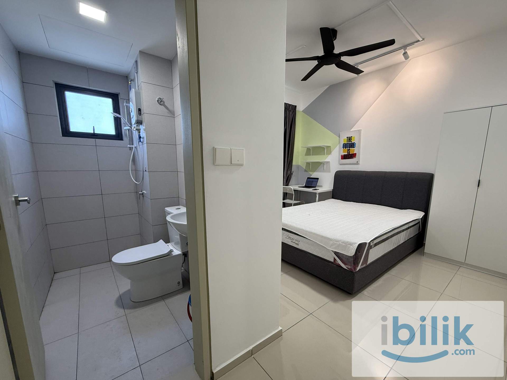 Seksyen U6 Shah Alam Master Room for Rent | Seiring Residensi Damaisuria | Brand New Condo | RM900 - Image 1