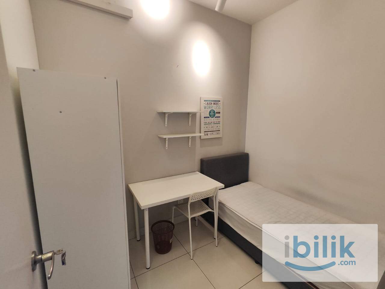 D’Sara Sentral Sungai Buloh Single Room for Rent | Direct MRT Link Bridge | Fully Furnished - Image 1