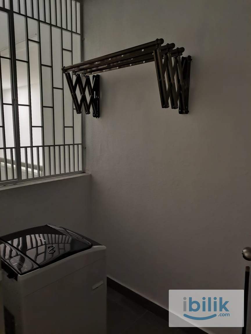 WALKING DISTANCE MRT & LRT & MONORAIL TITIWANGSA  FULLY FURNISHED MIDDLE ROOM - Image 9