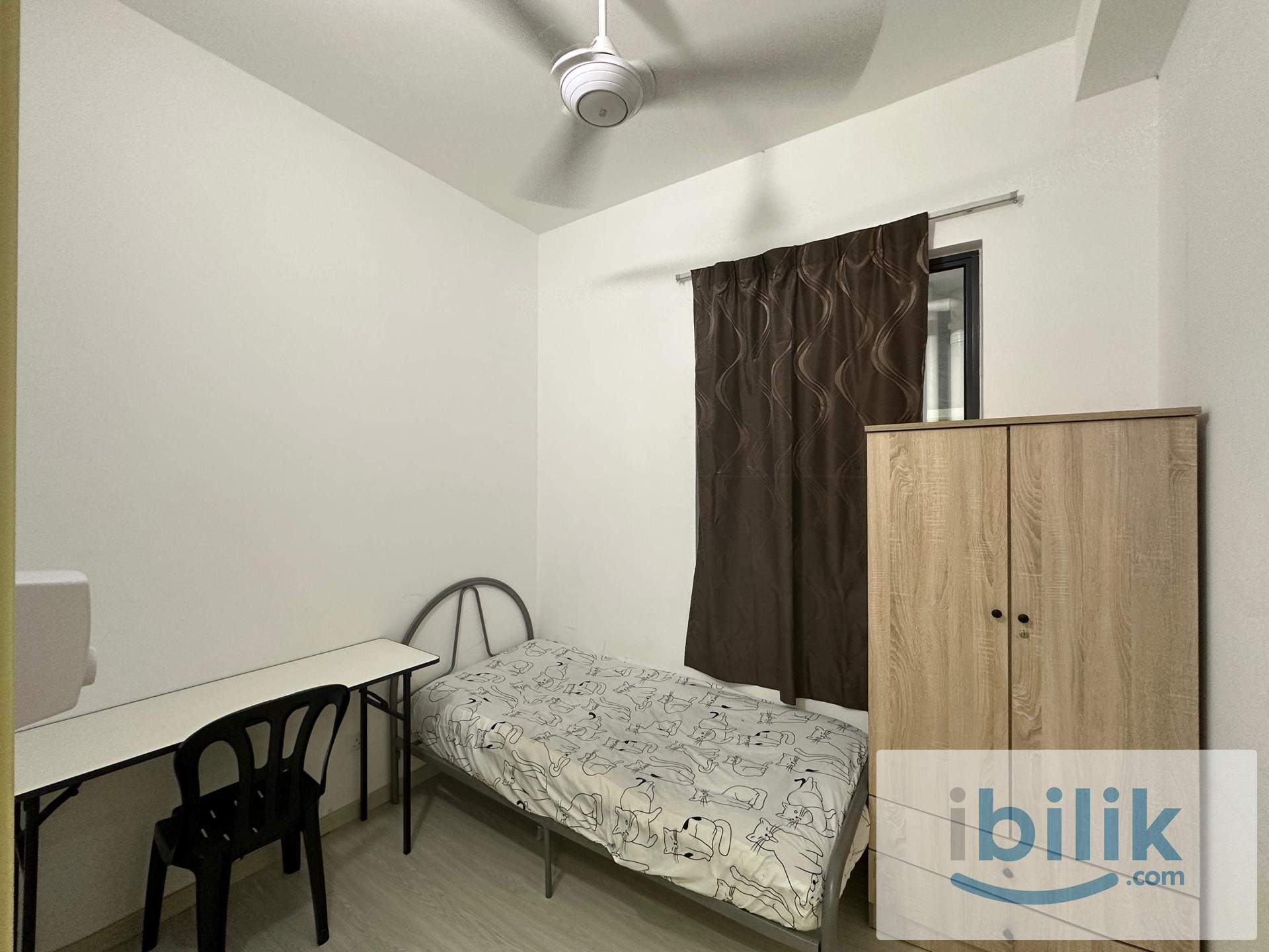 The Hamilton Male Unit Single Room Utility Included Wangsa Maju Walking Distance to LRT Sri Rampai - Image 3
