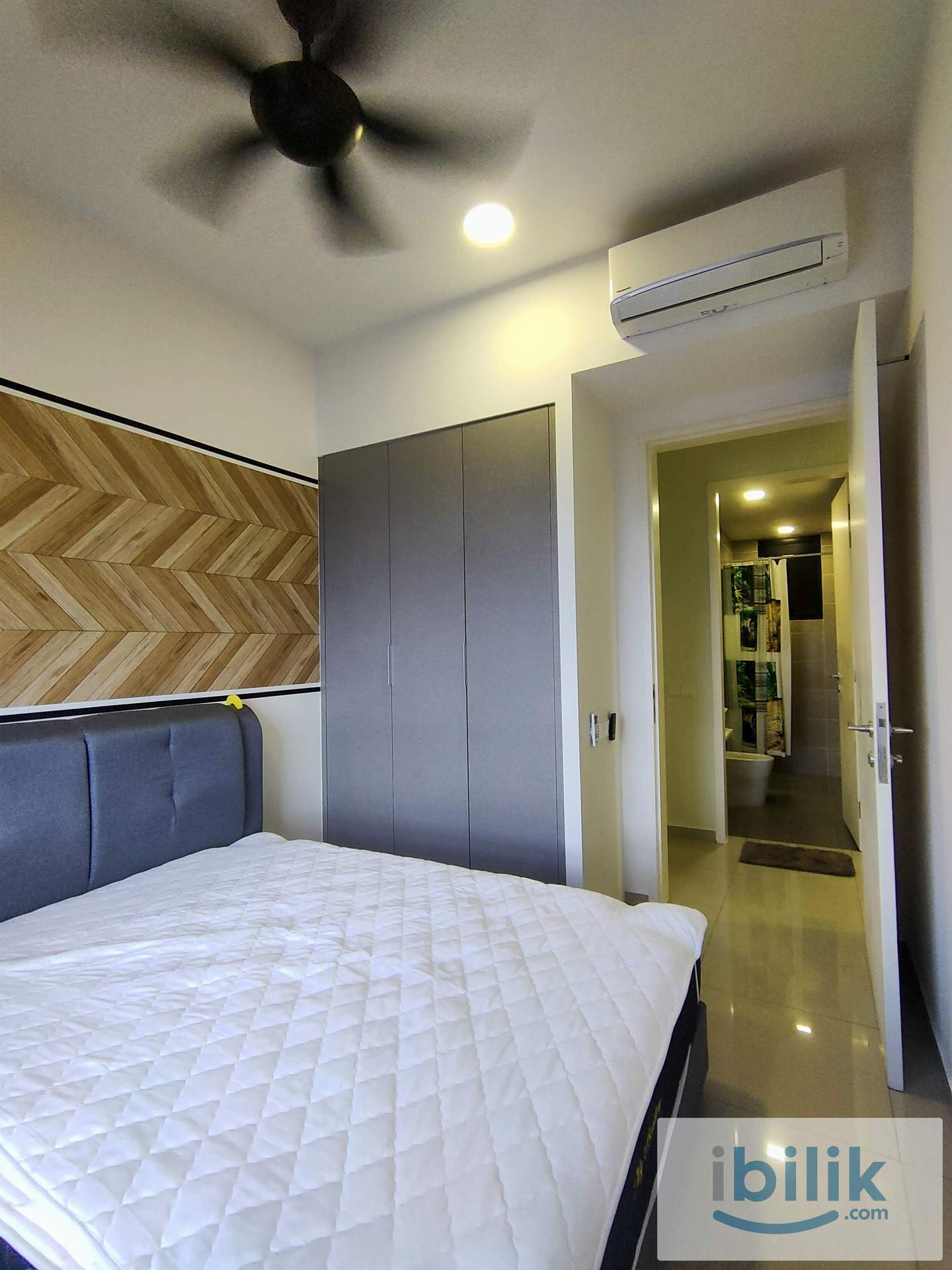 Master room private bathroom fully furnished free internet - Image 1