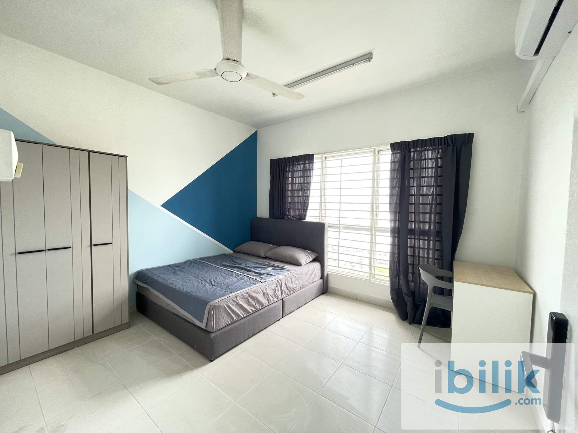 【New Renovated】Seri Mutiara Aircon Room at Setia Alam - Image 1