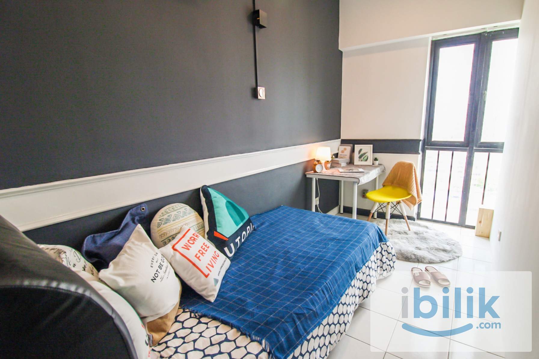 ZERO DEPOSIT Single room + Aircon near LRT PWTC KL - Image 1