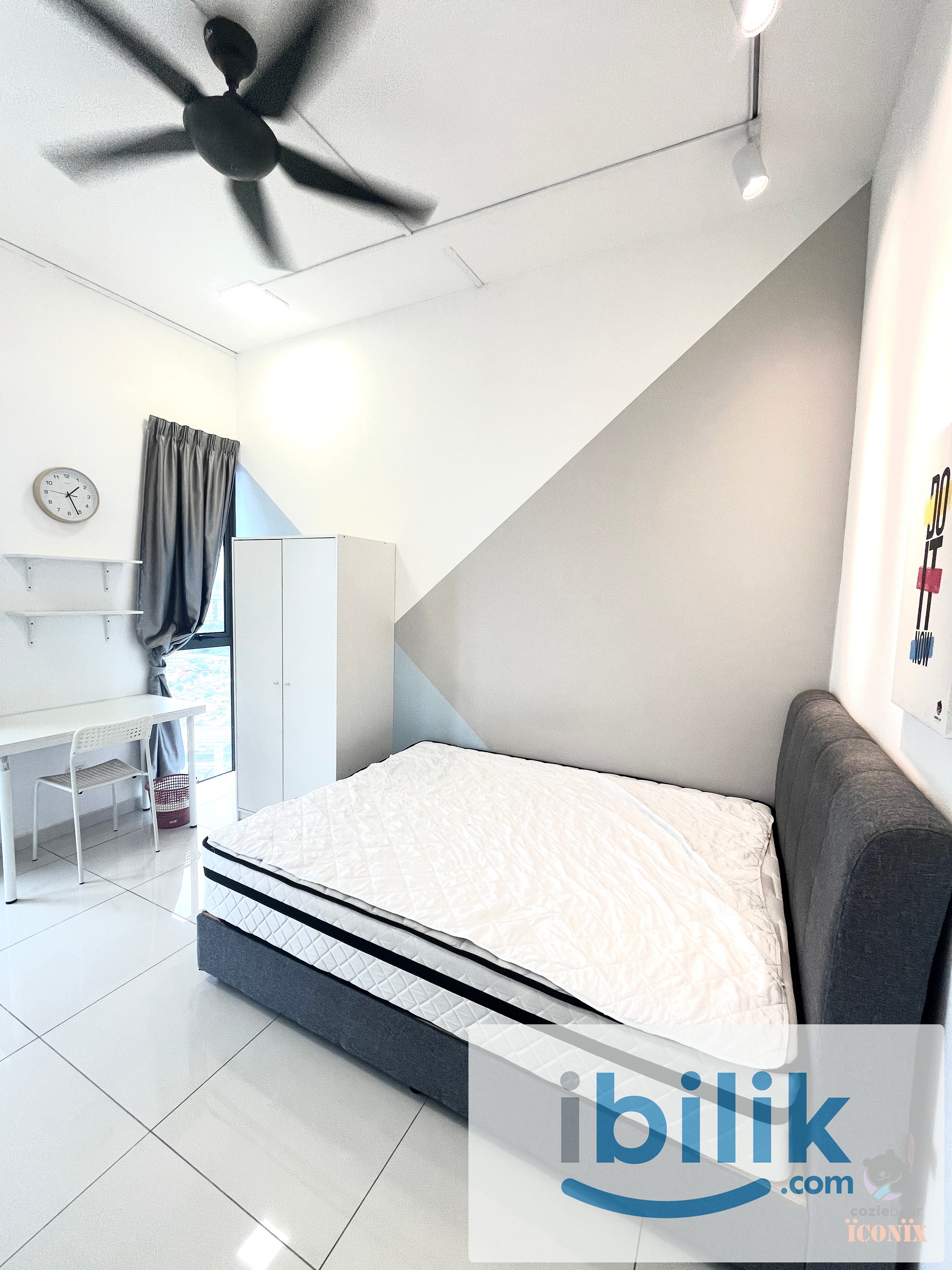 MRT Taman Connaught Middle Room Super Spacious Fully Furnished - Image 1