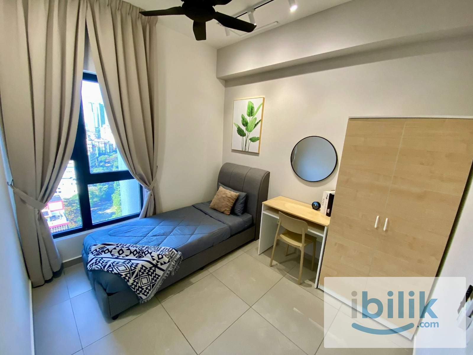 New Unit Single Room with A/C & Window for Rent at D'ivo Residence OKR - Image 1