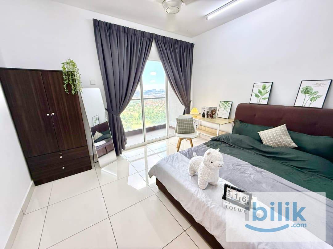 Balcony Room with A/C & Balcony (Partition) for Rent at Paraiso Bukit Jalil - Image 2