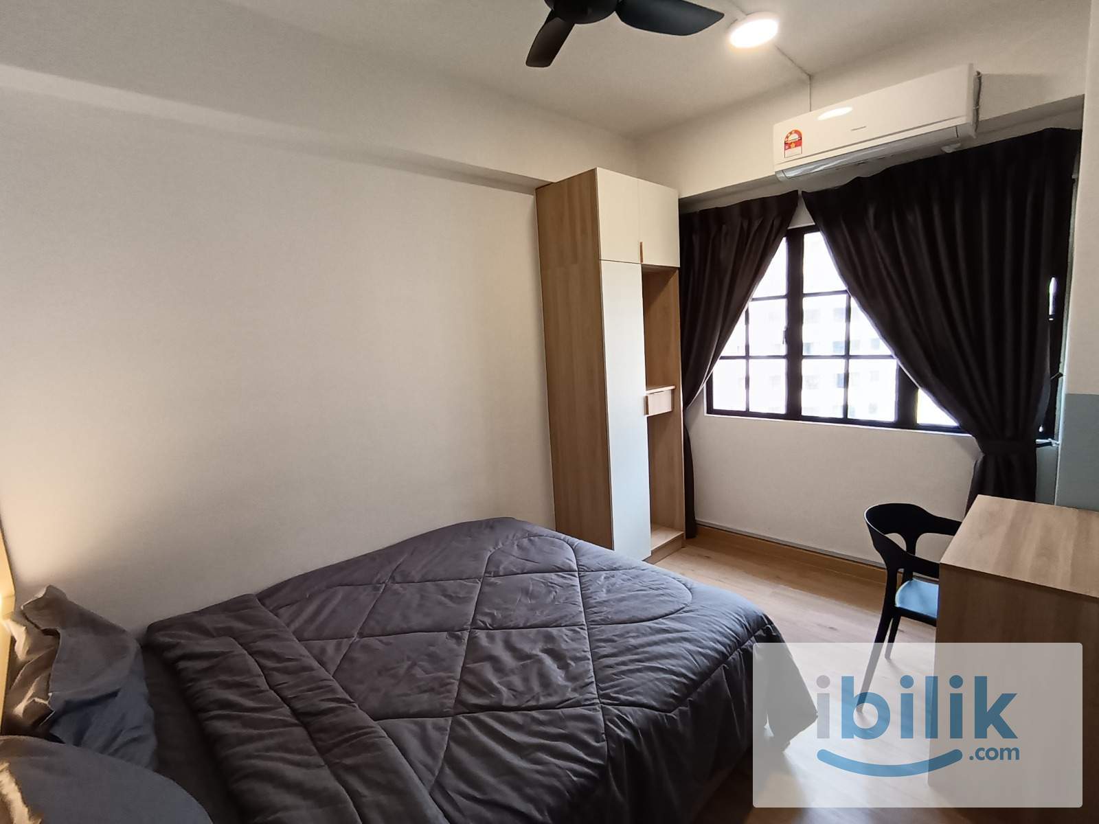 👱‍♂MALE Unit 🔥Medium Room Aircon at Cheras, KL 🔥 5Mins walking to LRT Station only ✅ - Image 2