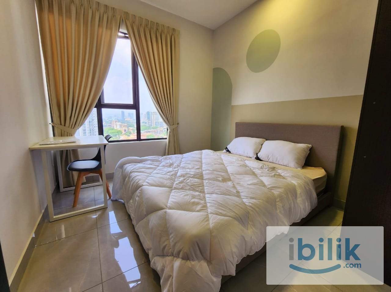 Middle Room(Fully Furnished) (300m walk to MRT station), The Birch Jalan Ipoh, Kuala Lumpur. - Image 1