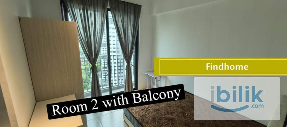Fully Furnished 2nd Master Bedroom with Balcony share Bathroom for Rent - Image 1