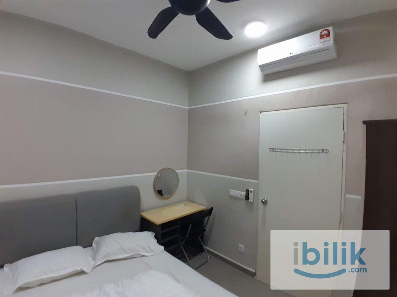 [Suite Enesta] Medium Room Share Bathroom Opposite MRT, GoKL Bus direct Publika - Image 1