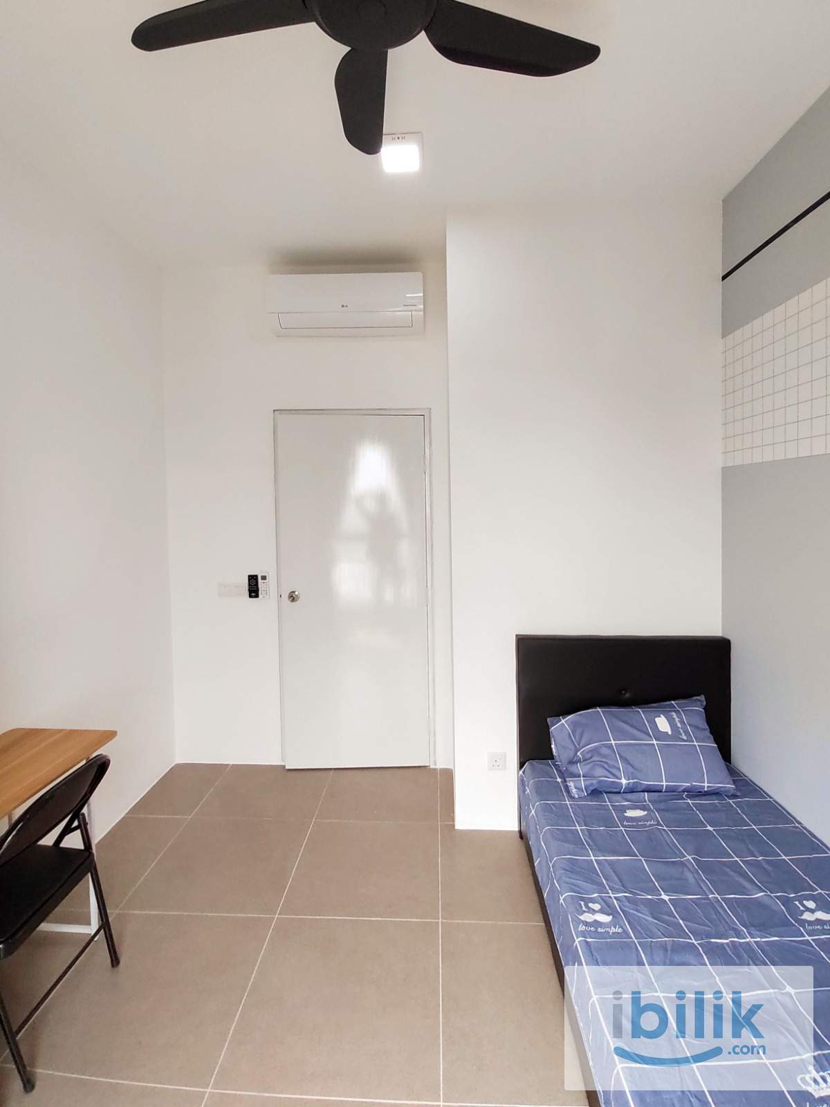 ❗Last Room❗[Nearby MRT JinJang] 🔥 Single room with Window & AC👣Fully furnished - Image 2