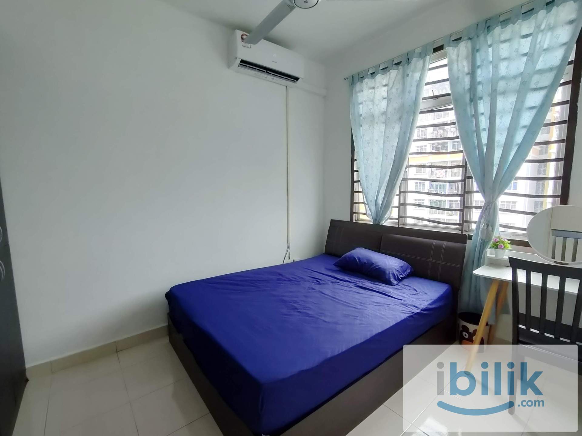 Middle Aircon Room for rent at Kipark Apartment Tampoi  - Image 2