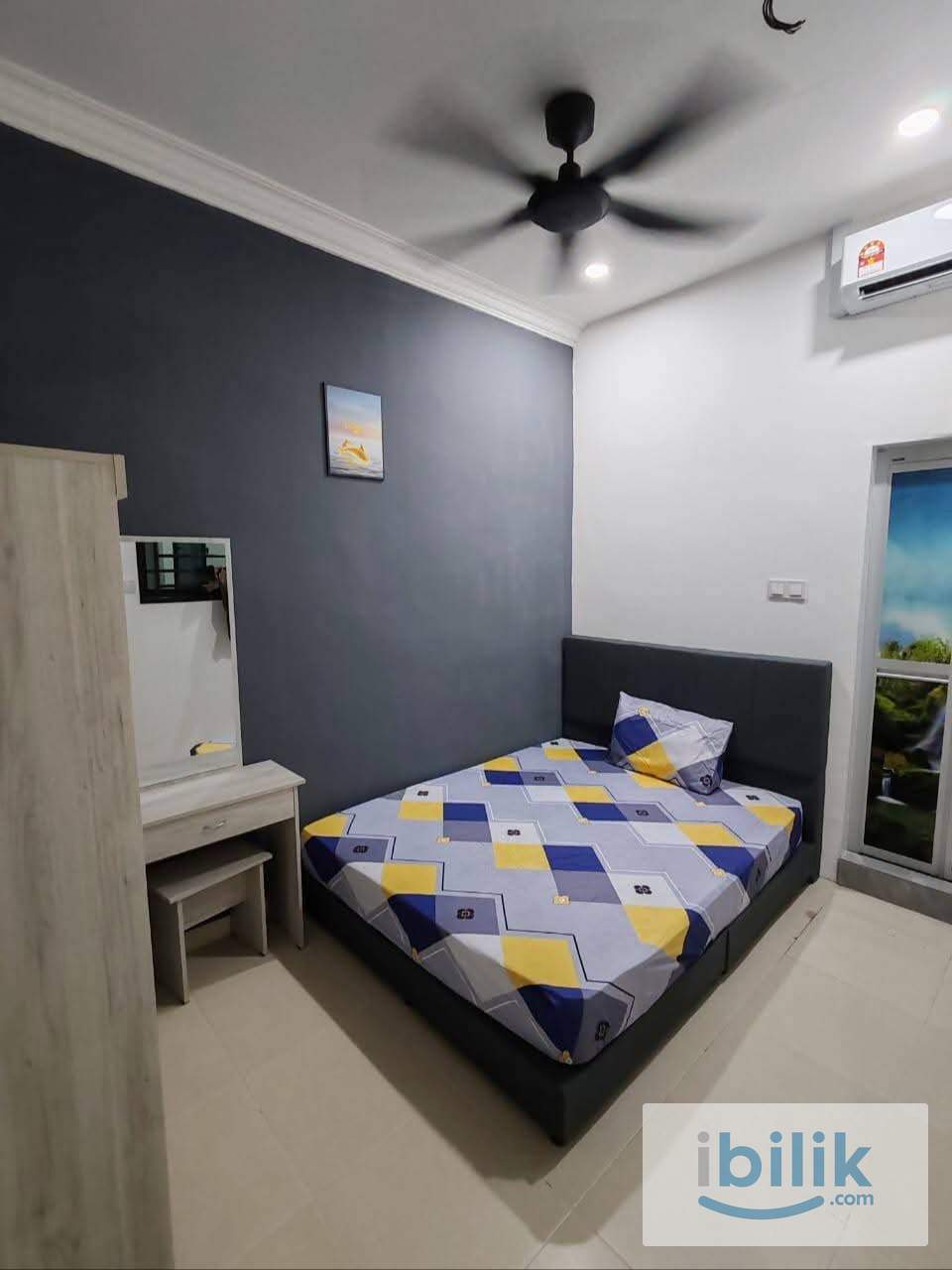 😍 5 mins walk to LRT 😍 Inclusive of Utilities 😍Fully furnished Single Room at Platinum OUG - Image 1