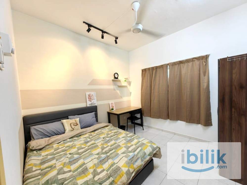 ✨LRT (500m)✨ LAST QUEEN ROOM 📢 Desa Impiana Condo, Taman Puchong Prima - Image 1