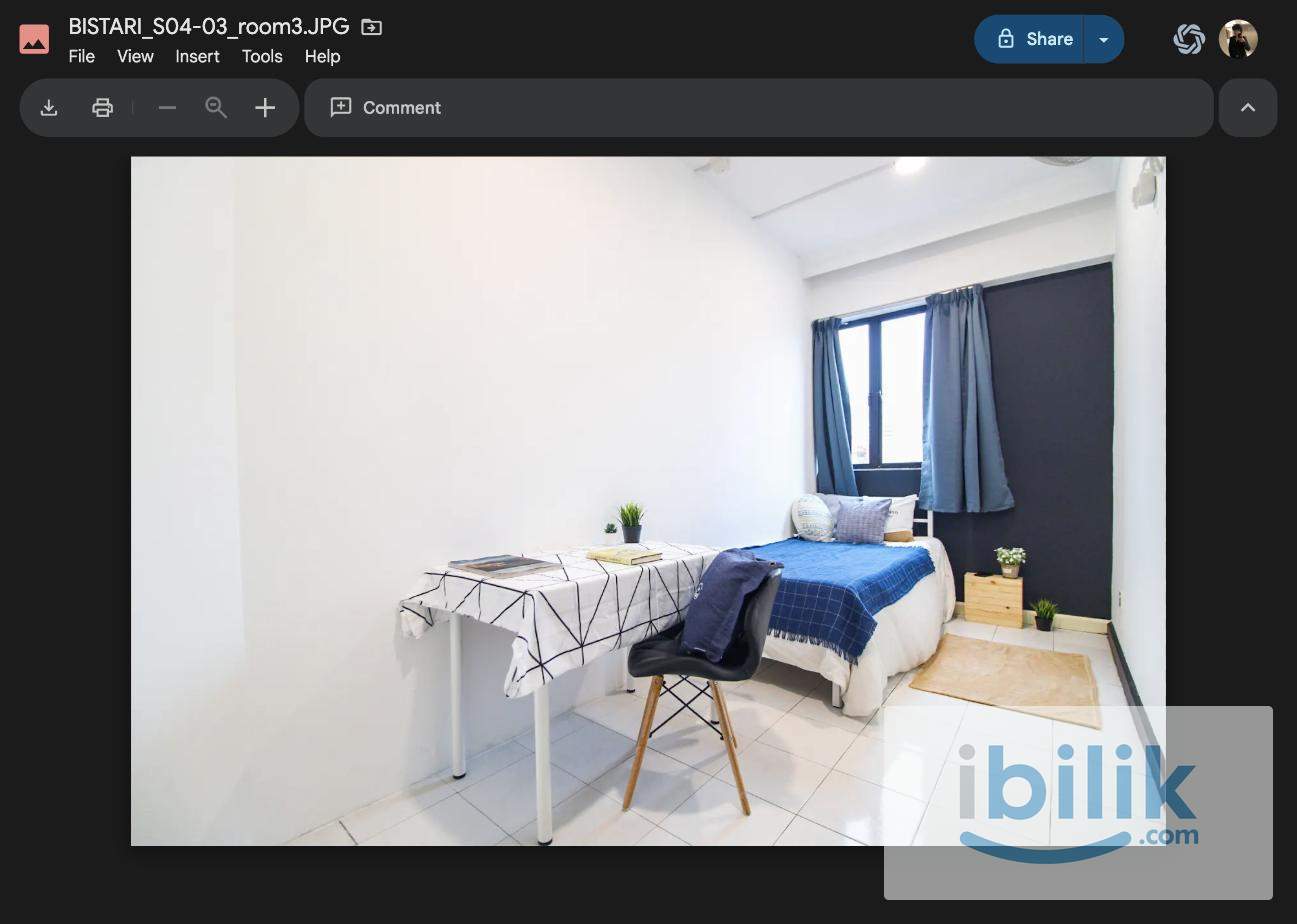 Zero Deposit single room for rent at Bistari Condominium - Image 2