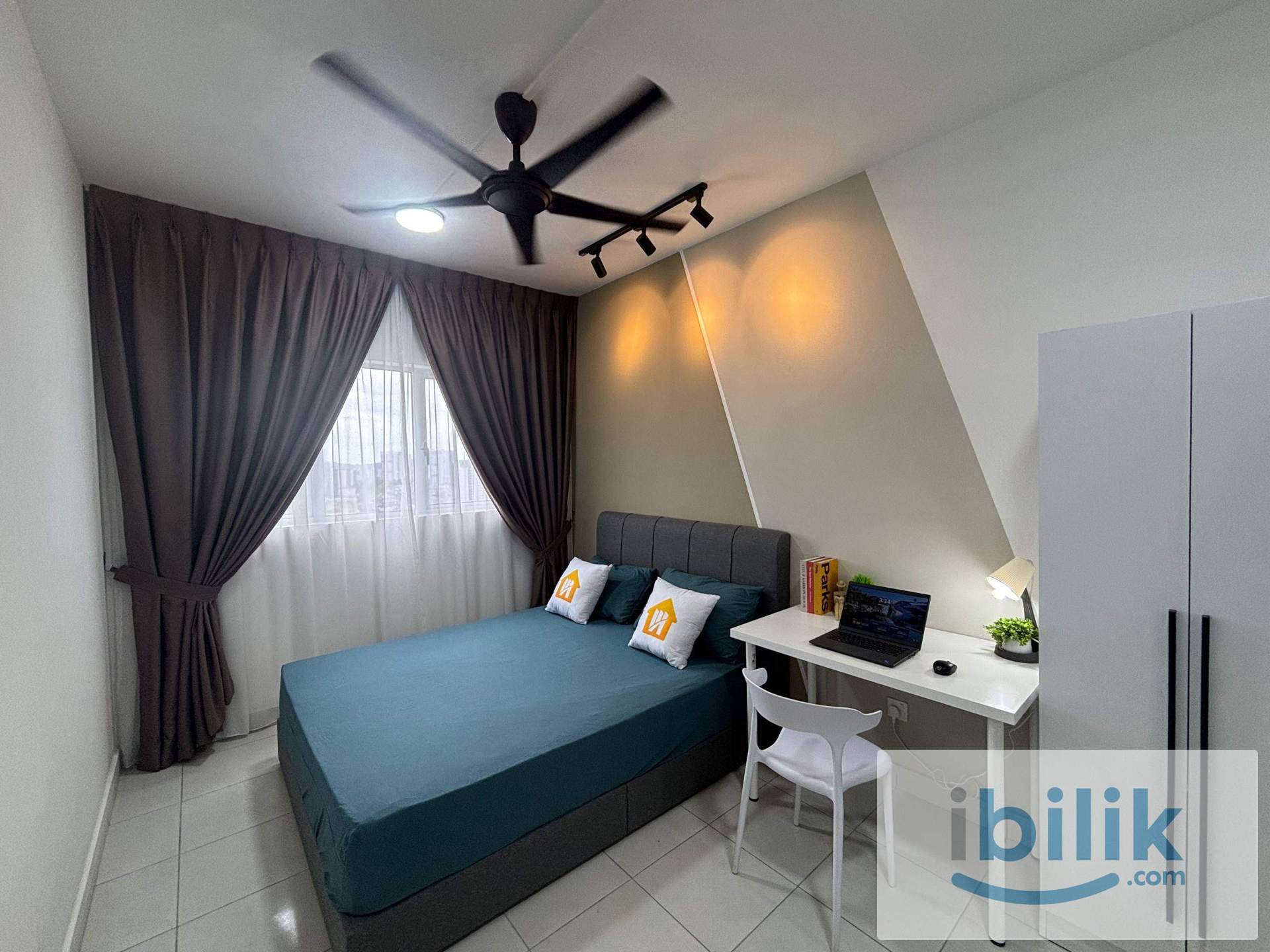 FEMALE UNIT💃🏻PRIVATE BATHROOM 😱😱Residensi Riamas, OKR  ✅NEAR RAPID KL BUS ⭐️Master Fully Furnished  - Image 4