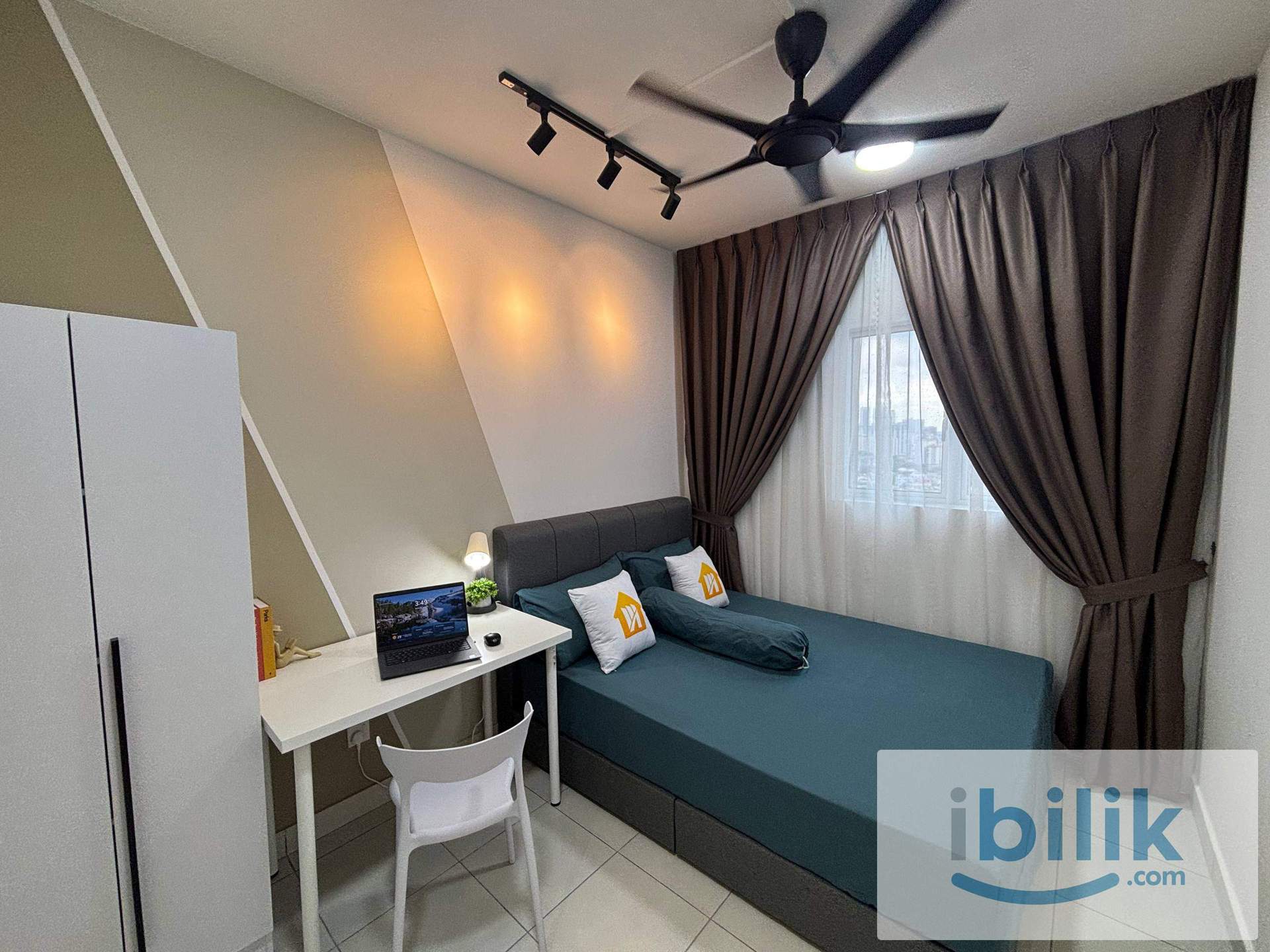 ‼️OKR, NEAR RAPID KL BUS, FEMALE UNIT Residensi Riamas ✅Premium ⭐️ Medium Room Fully Furnished  - Image 3