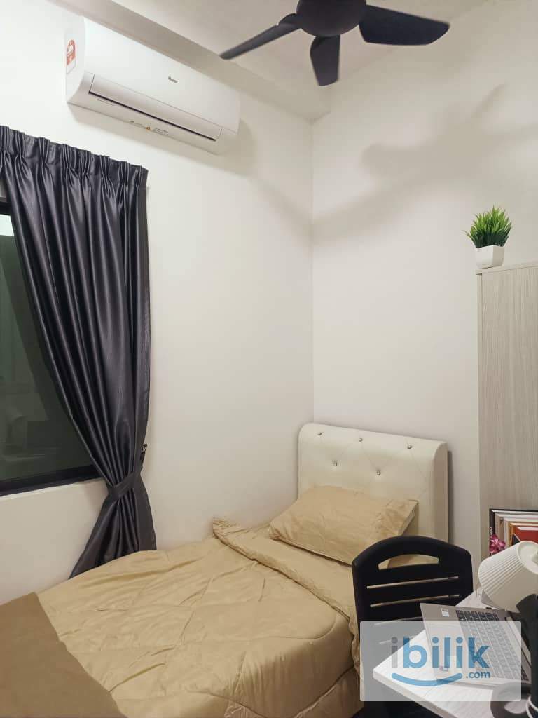 🔥VERANDO RESIDENCY, PJ, Single Room🔥Fully Furnish NEW Aircond Wardrobe Table Chair Mattress - Image 1