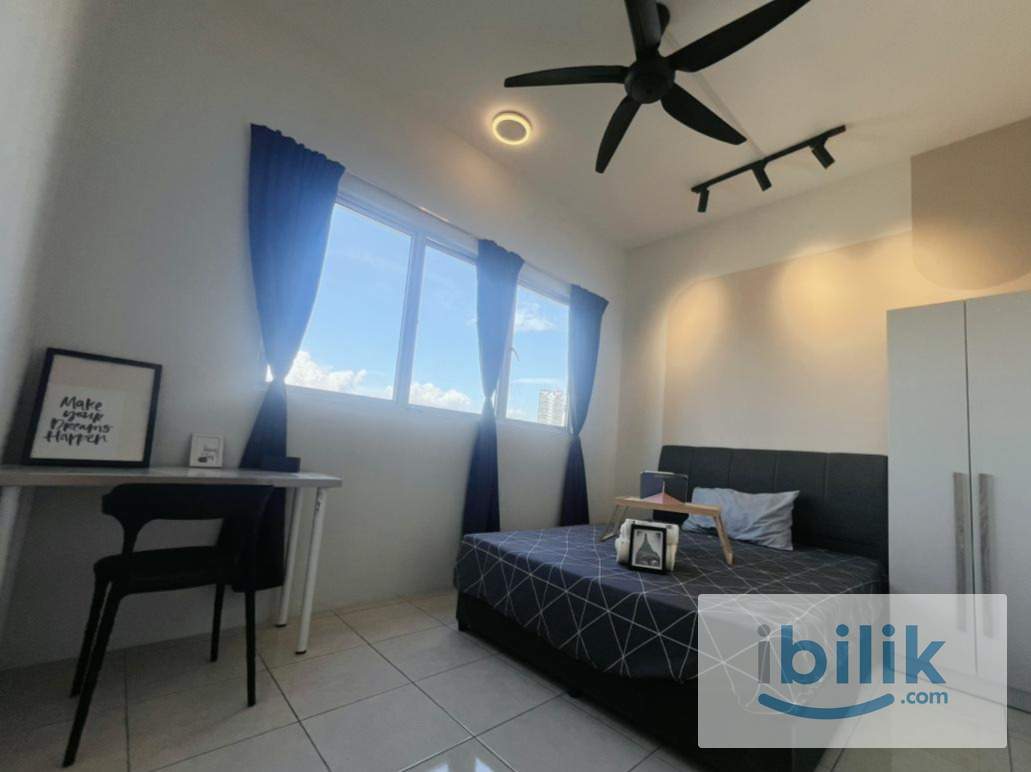 NEW MASTER ROOM (🚽)💯 FULLY FURNISHED🚶LRT Muhibbah 🏡 Platinum OUG Bukit Jalil - Image 1