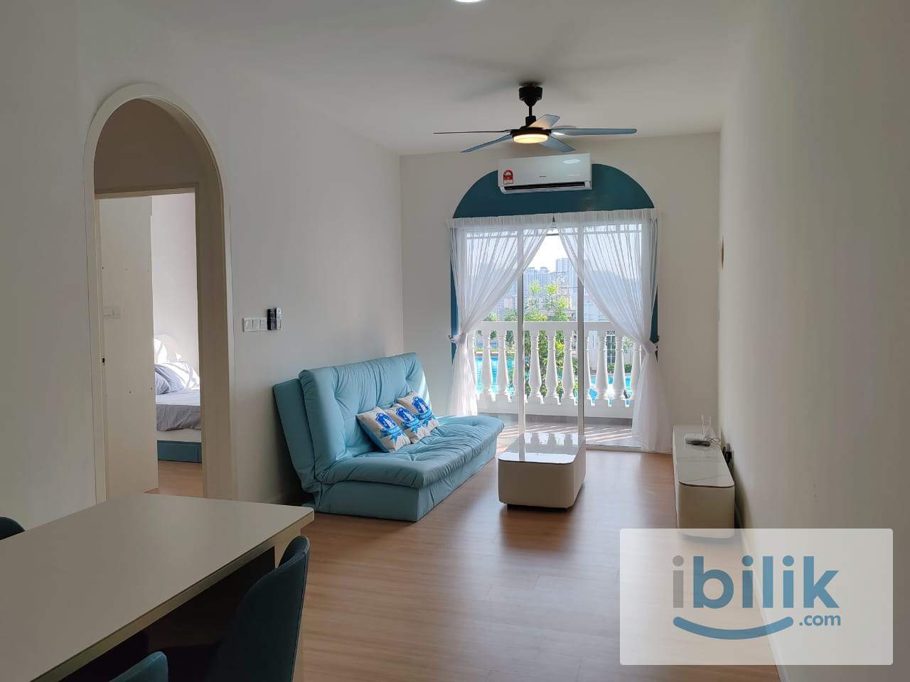 Stylish Retro-Chic Living @ Tuan 2egacy | 2BR Fully Furnished | Low Floor with Pool View - Image 6