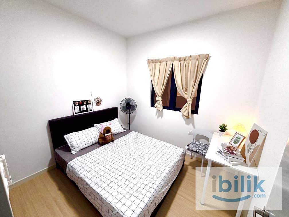 Fully-Furnished Middle Room with A/C & Window for Rent at M Luna Residence @ Kepong - Image 5