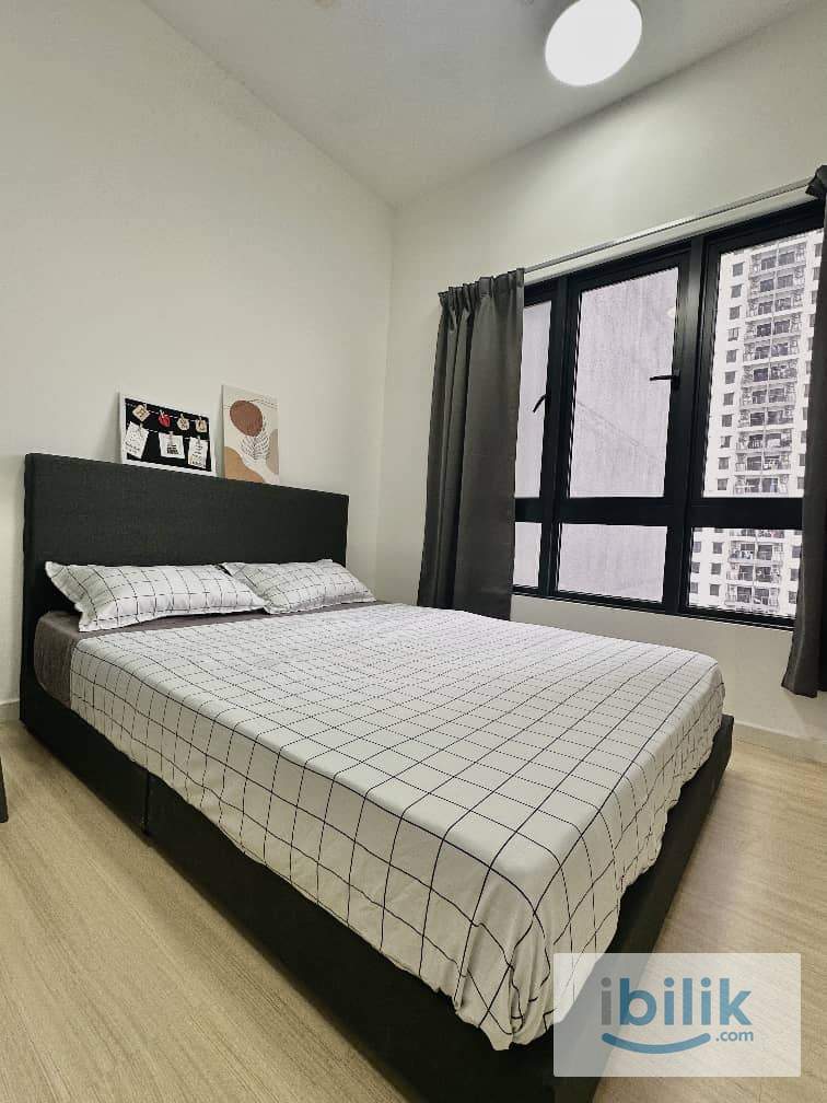 Fully-Furnished Master Room attached with Private Bathroom for Rent at M Luna Residence @ Kepong - Image 2