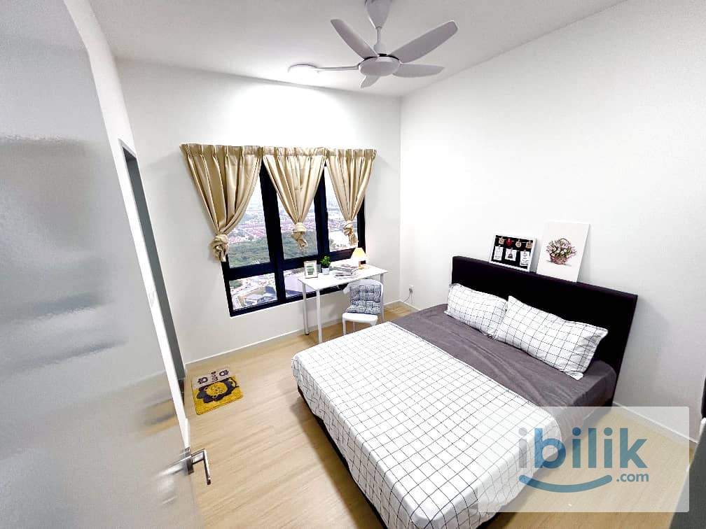 Fully-Furnished Master Room attached with Private Bathroom for Rent at M Luna Residence @ Kepong - Image 1