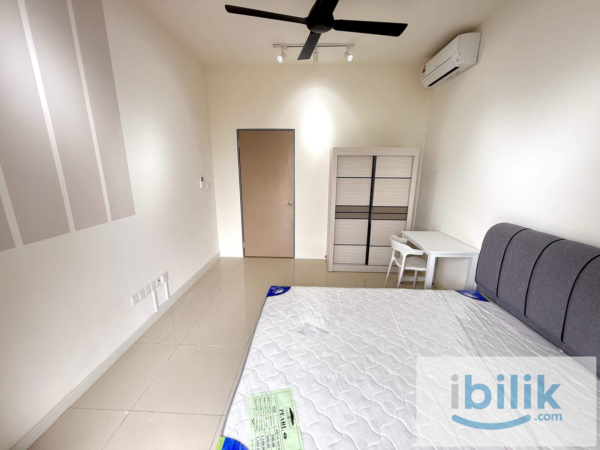 5 Min Walk to LRT Sri Rampai, 6 Stops to KLCC, Brand New Balcony Room - Image 4